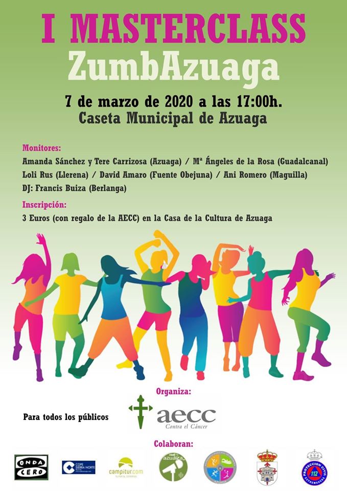 Cartel de I MasterClass ZumbAzuaga