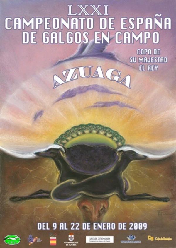 Cartel de Campeonato de galgos 2009