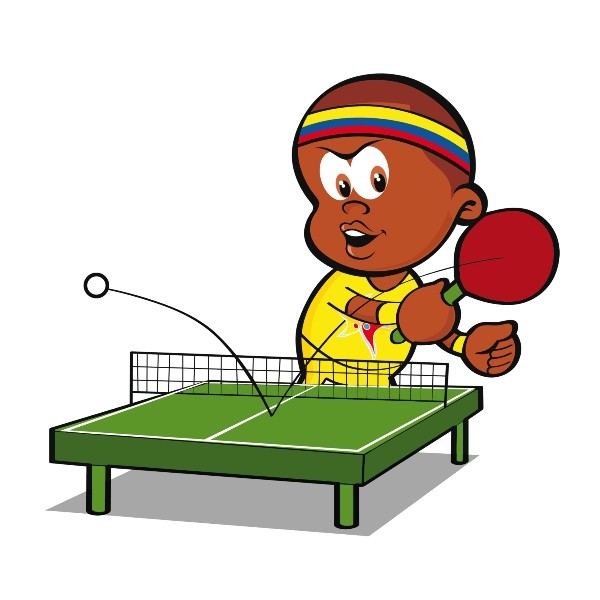Cartel de Campeonato de tenis de mesa