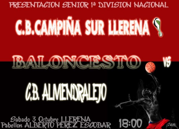 Cartel de Presentación del Equipo Sénior de Baloncesto 