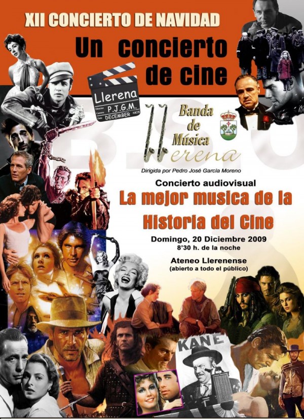 Cartel de Música-Concierto de Cine