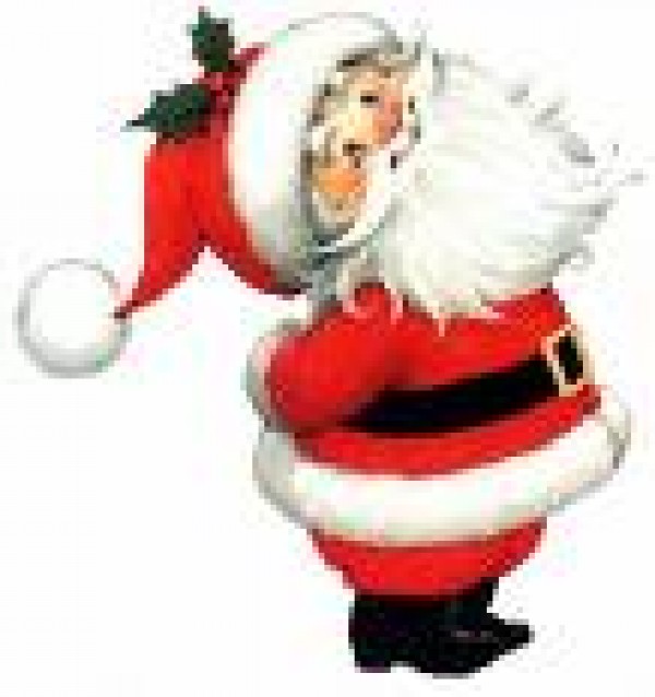 Cartel de Visita de Papá Noel 