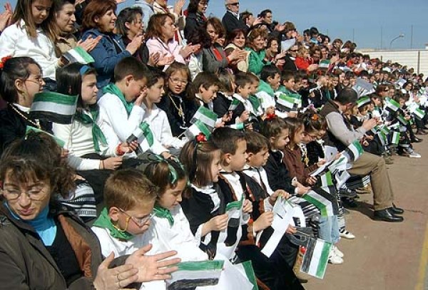 Cartel de Día de Extremadura en la Escuela 