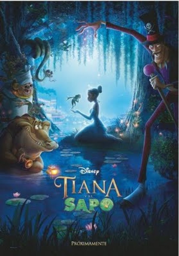 Cartel de Cine de Verano -  Tiana y el sapo