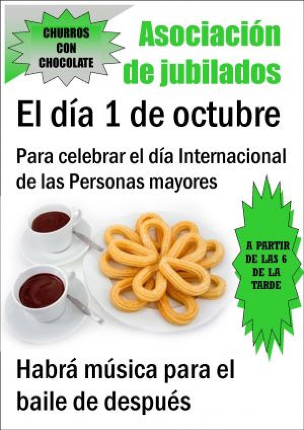 Cartel de Día Internacional de las Personas Mayores