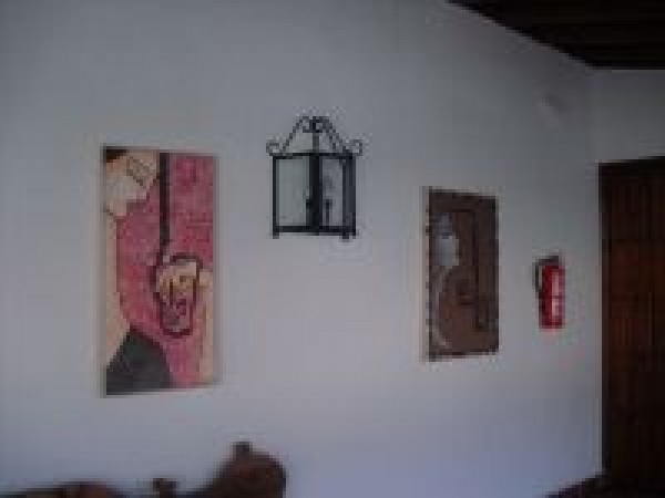 Cartel de Exposición Pintura “En mi línea”, Gloria Morán Moyano 