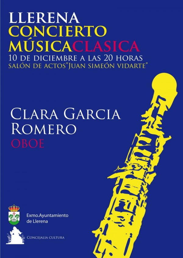 Cartel de Concierto de Oboe 