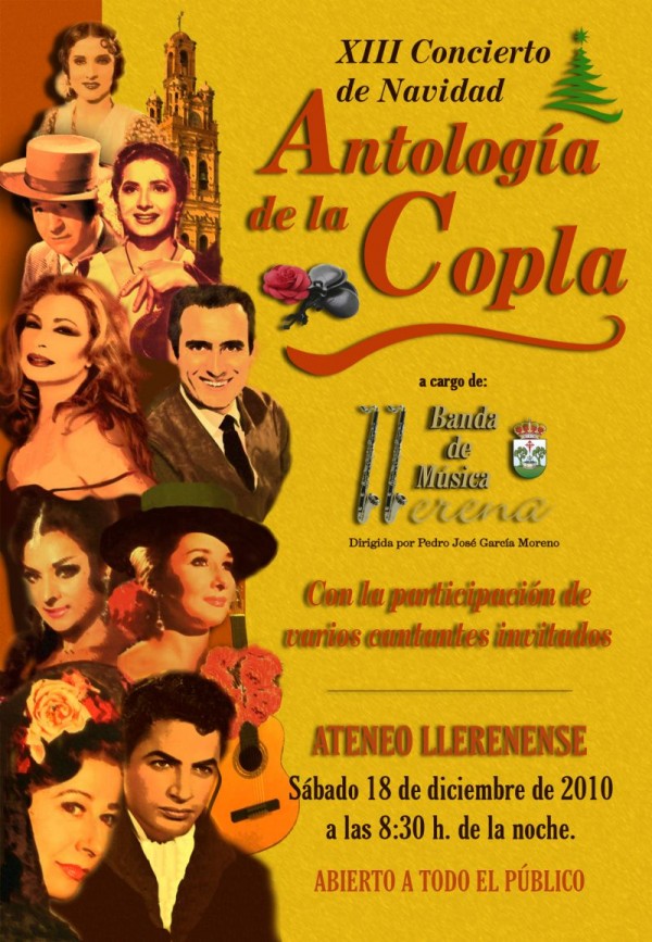 Cartel de Concierto - Antología de la Copla 