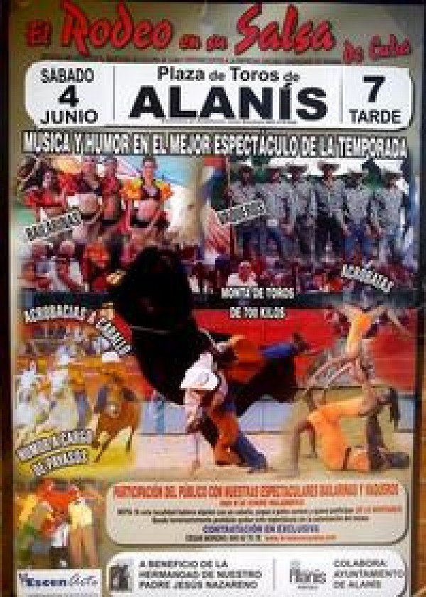 Cartel de Rodeo Benéfico 