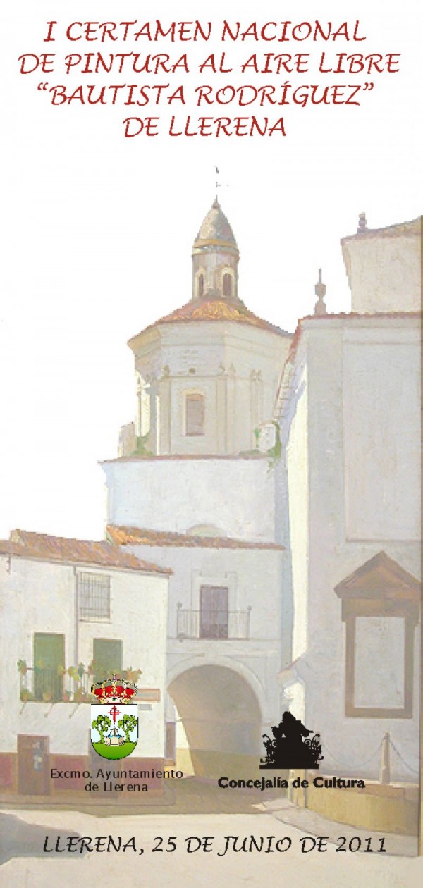 Cartel de I Certamen Nacional de Pintura al Aire Libre “Bautista Rodríguez” 