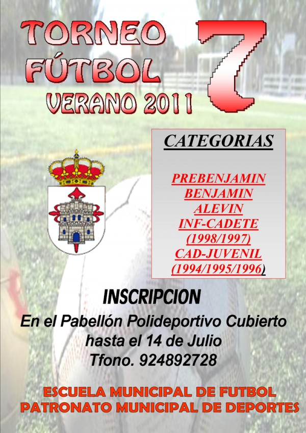 Cartel de Final Torneo Fútbol 7 