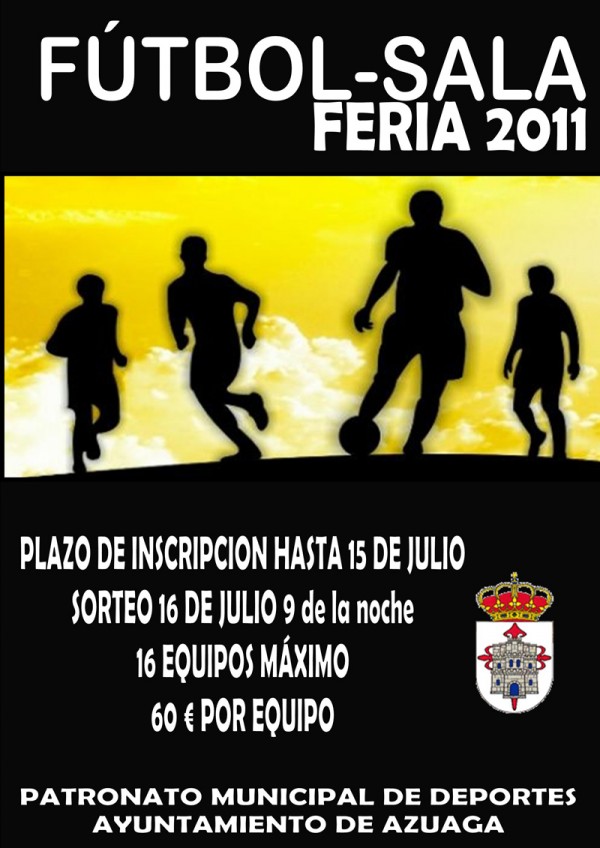 Cartel de Final Fútbol Sala Feria 2011 