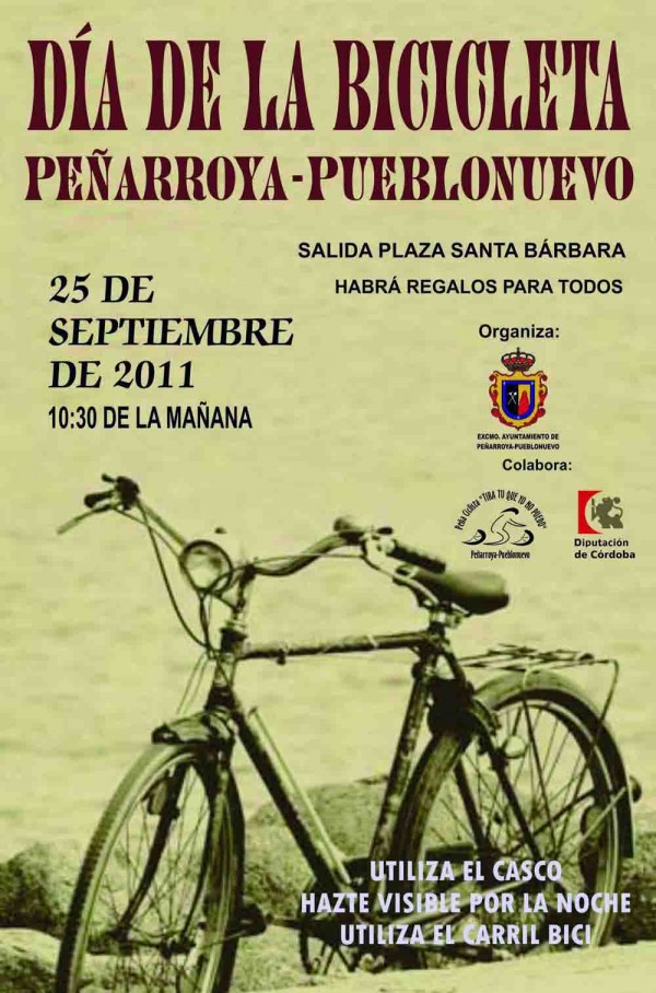 Cartel de Día de la Bicicleta 