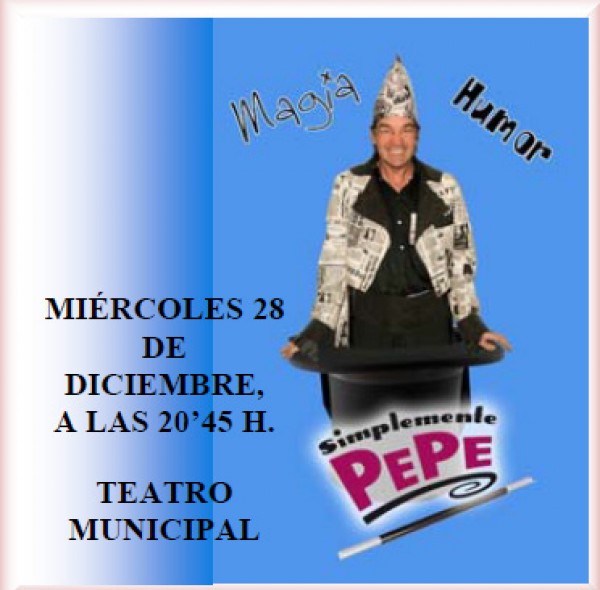 Cartel de Magia y humor 