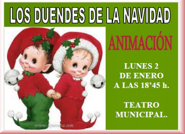 Cartel de Los Duendes de la Navidad 