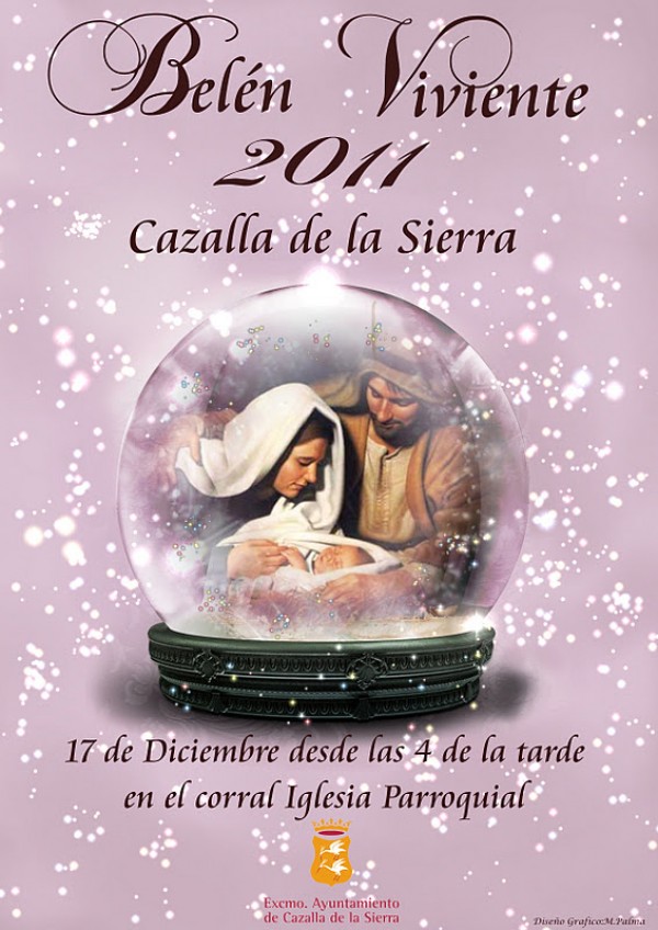 Cartel de Belén Viviente en Cazalla 
