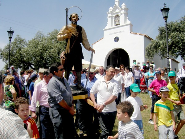 Cartel de San Isidro Labrador 2012 en Azuaga