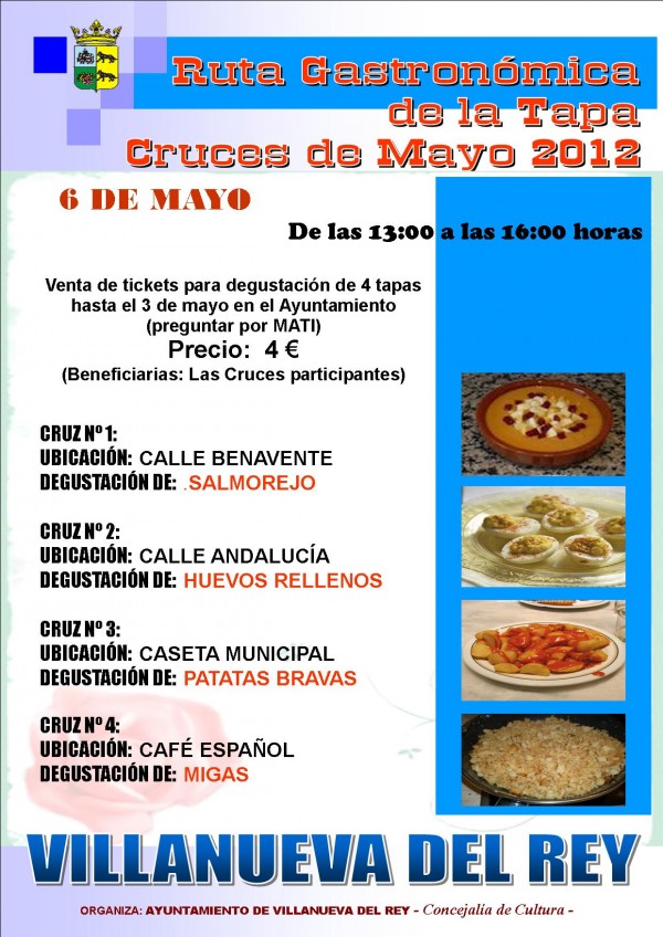 Cartel de Ruta Gastronómica de la Tapa Cruces de Mayo 