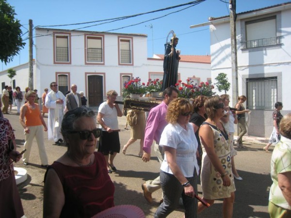 Cartel de San Benito Abad en Peraleda del Zaucejo 