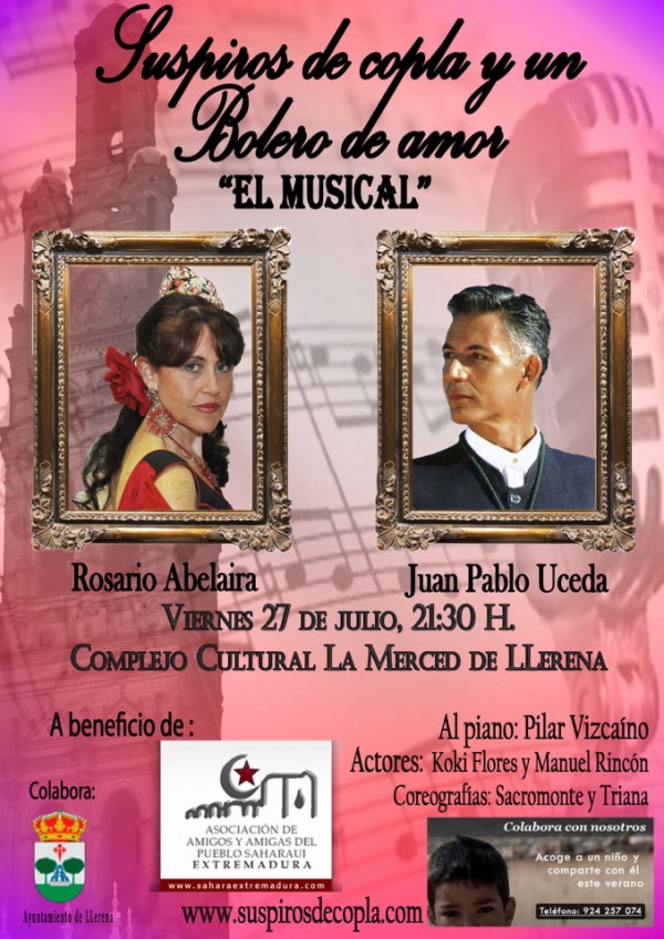 Cartel de Suspiro de Copla y un Bolero de Amor 