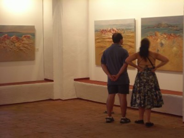 Cartel de Exposición “Obras pictóricas de D. Manuel Calderón Montero” 