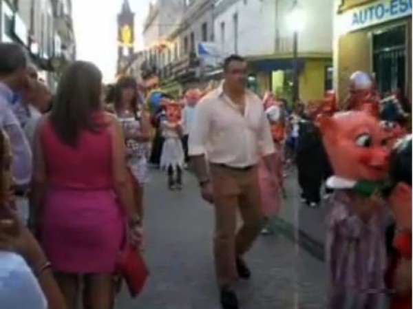 Cartel de Fiestas de Ntra. Sra. Del Rosario en Peñarroya-Pueblonuevo 