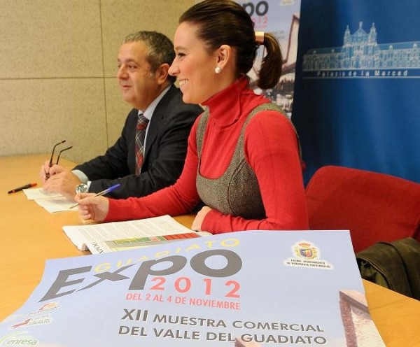Cartel de XII Muestra Comercial del Valle del Guadiato, Expoguadiato 2012 en Peñarroya-Pueblonuevo 