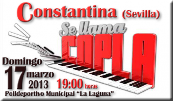 Cartel de A la venta las entradas para el espectáculo "Se Llama Copla" en Constantina