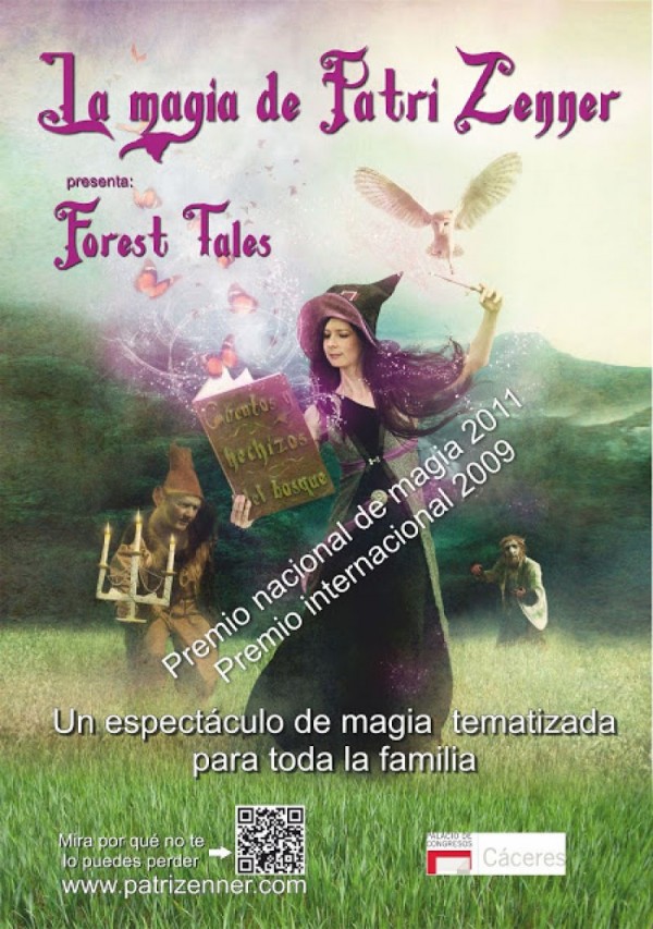 Cartel de Espectáculo de magia en La Merced