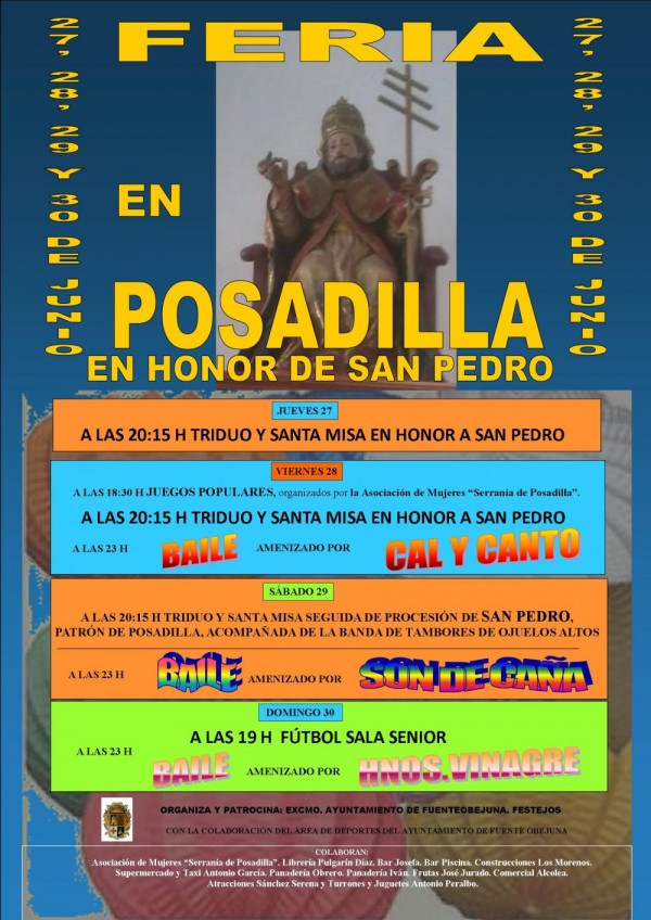 Cartel de Feria 2013 de Posadilla