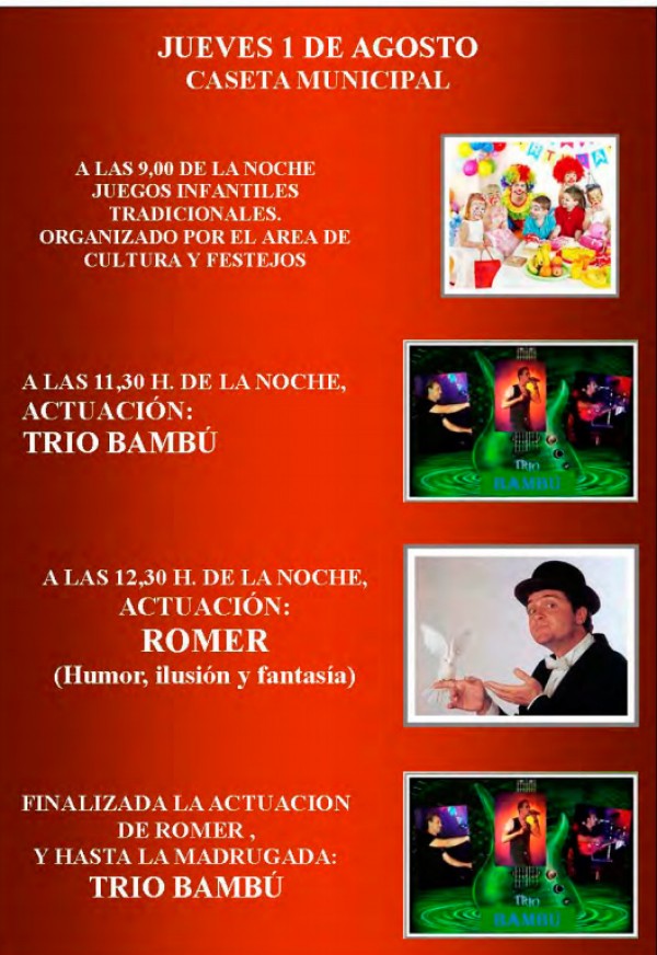 Cartel de Feria y Fiestas 2013 de El Pedroso
