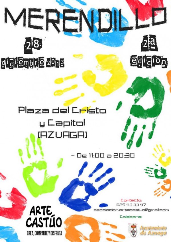 Cartel de II Merendillo en Azuaga