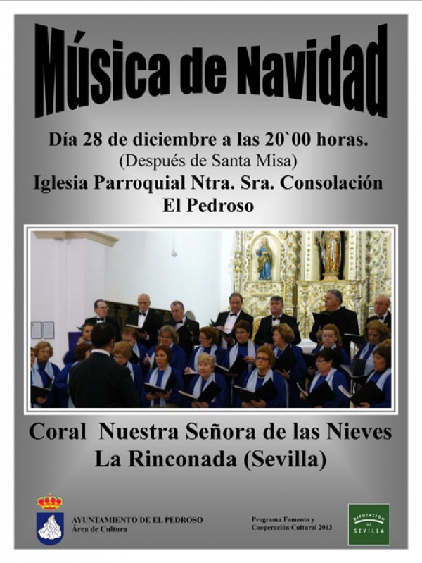 Cartel de Concierto “Música de Navidad”-El Pedroso
