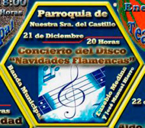 Cartel de Concierto del Disco “Navidades Flamencas”