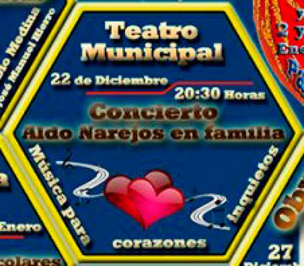 Cartel de Concierto “Aldo Narejos en Familia"