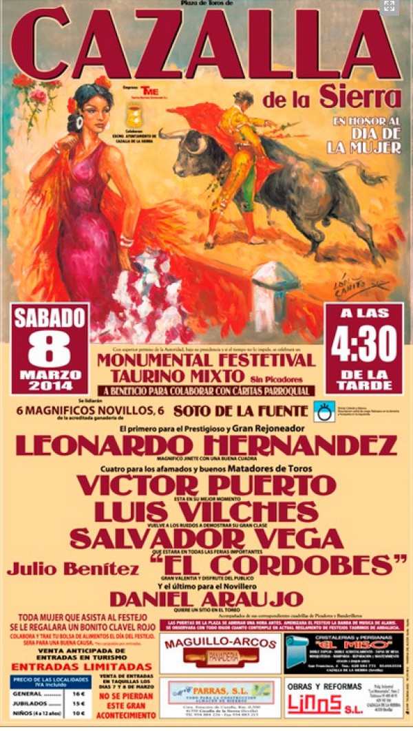 Cartel de Festival Taurino Mixto