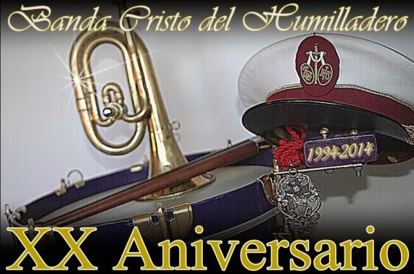 Cartel de XX Aniversario de la Asociación Musical “Cristo del Humilladero”