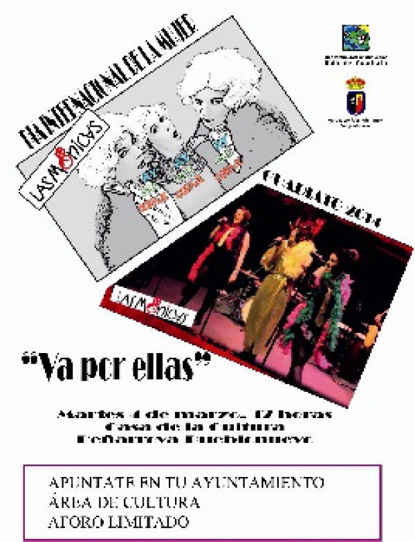 Cartel de Teatro “Las Mónicas” en Peñarroya-Pueblonuevo 