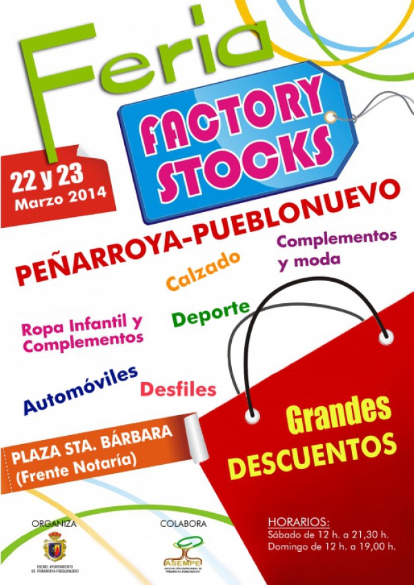 Cartel de Feria Factory Peñarroya-Pueblonuevo 