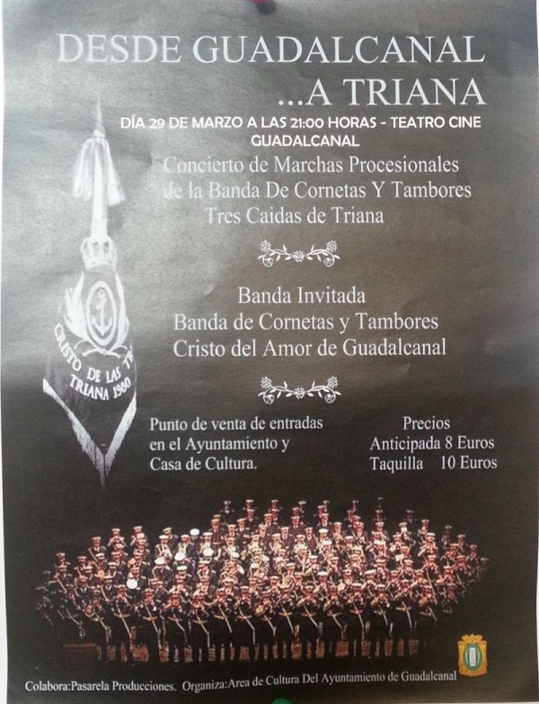 Cartel de Concierto “Desde Guadalcanal… a Triana” 