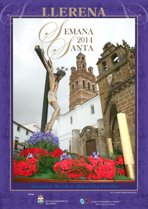 Cartel de Semana Santa 2014 en Llerena