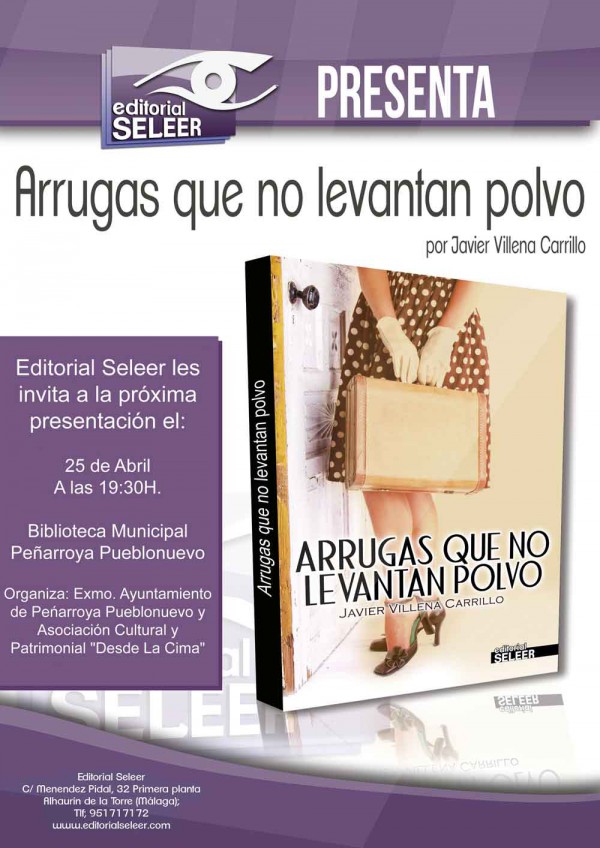 Cartel de Presentación “Arrugas que no levantan polvo” 