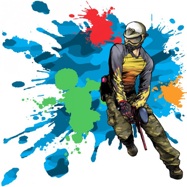 Cartel de Paint Ball
