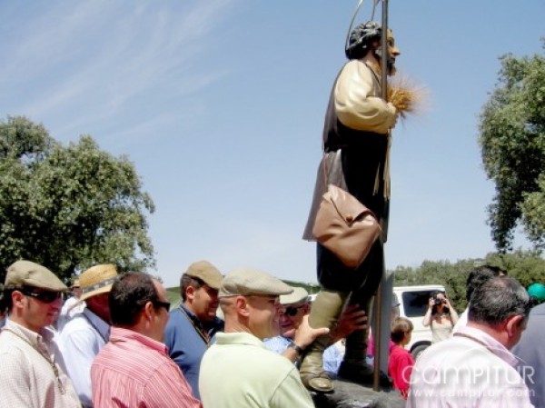 Cartel de San Isidro Labrador en Azuaga
