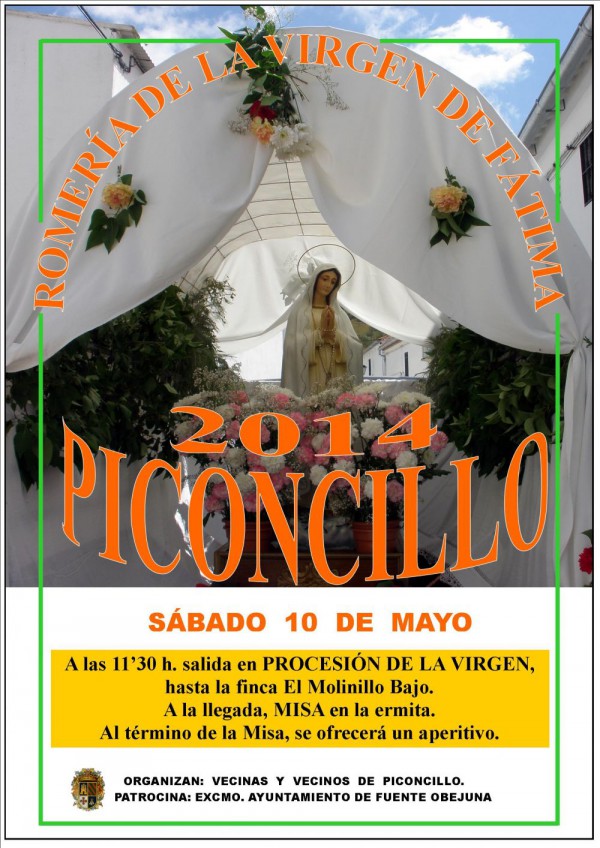 Cartel de Romería en Piconcillo 