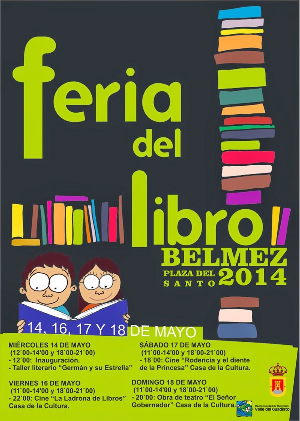 Cartel de Feria del Libro en Belmez 