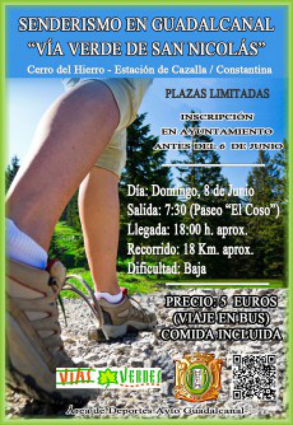 Cartel de Senderismo  - “Vía Verde de San Nicolás”