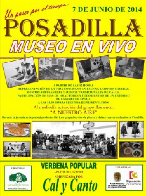 Cartel de Posadilla Museo en Vivo 