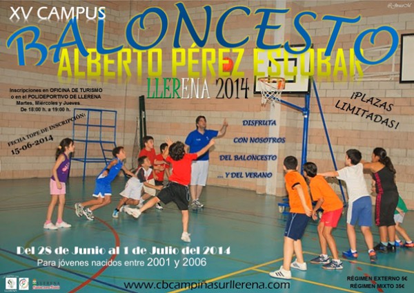 Cartel de XV Campus de Baloncesto “Alberto Pérez"