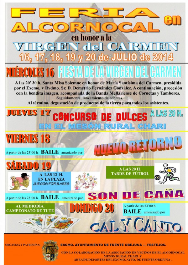 Cartel de Feria de Alcornocal 2014